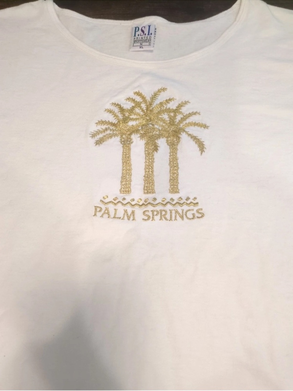 Palm Springs Gold Palm Tree Tee